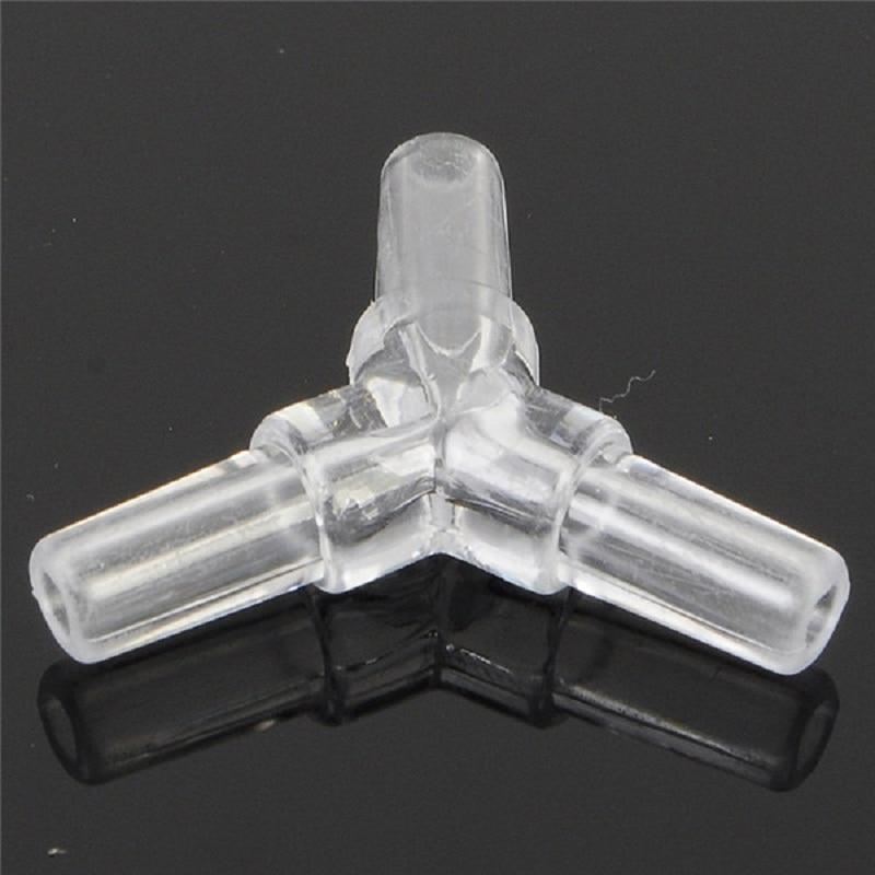 10 stks plastic aquarium aquarium luchtslang slang connector