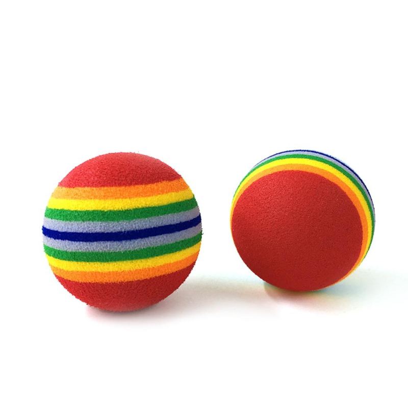 10st regenboogbal huisdier interactief speelgoed