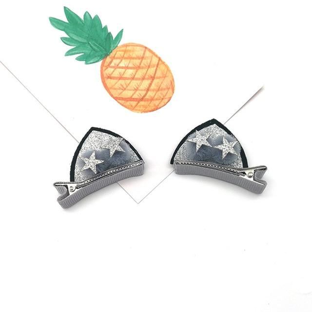 2 stuks schattige haarspeldjes voor katten