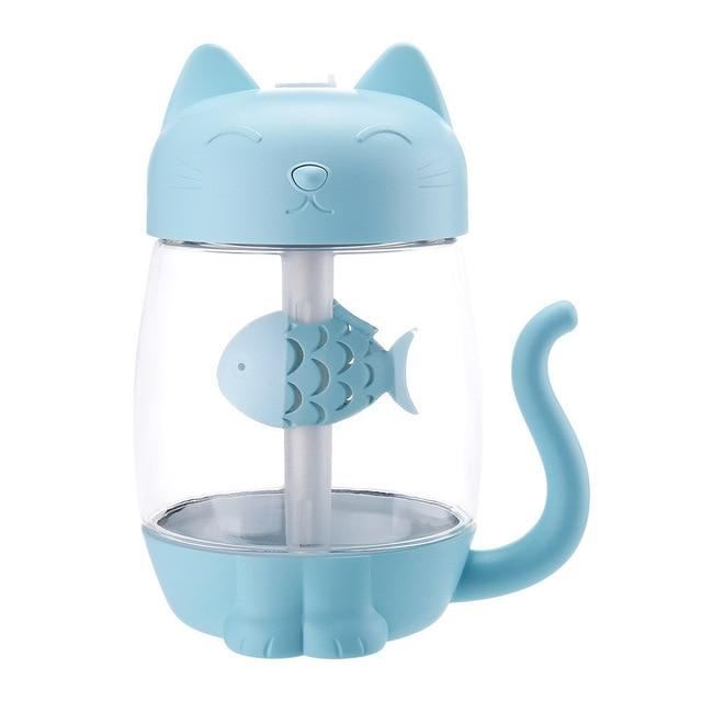 3 in 1 schattige kat led aromalamp ventilator en diffuser