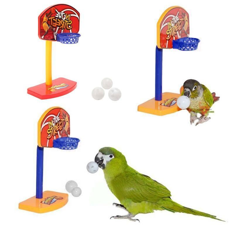 3 stuks basketbal hoepel kauw papegaaienspeelgoed