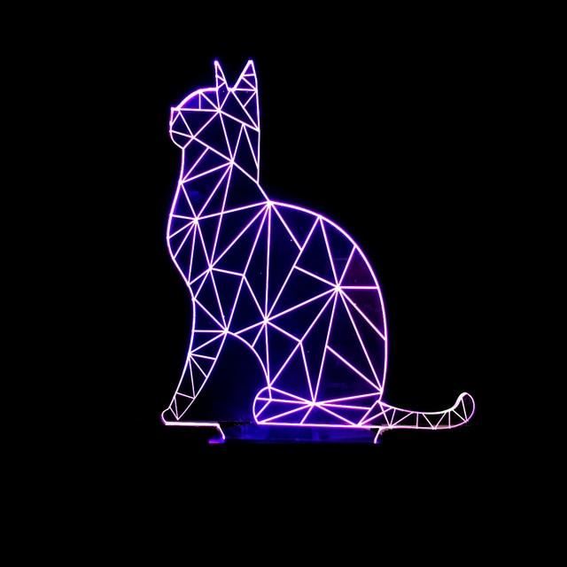 3d kat geleide lamp