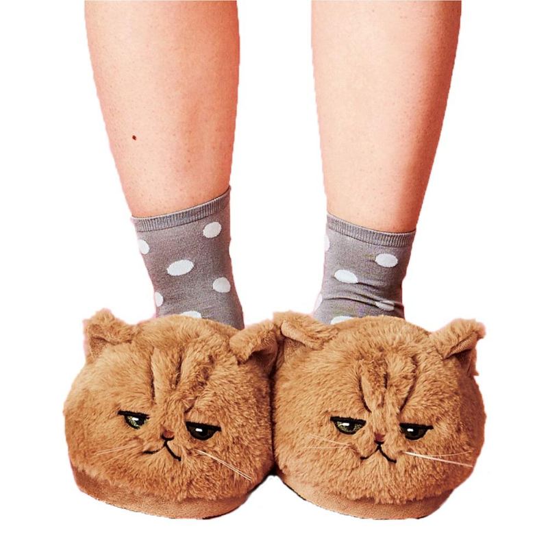3d kat pluche pantoffels