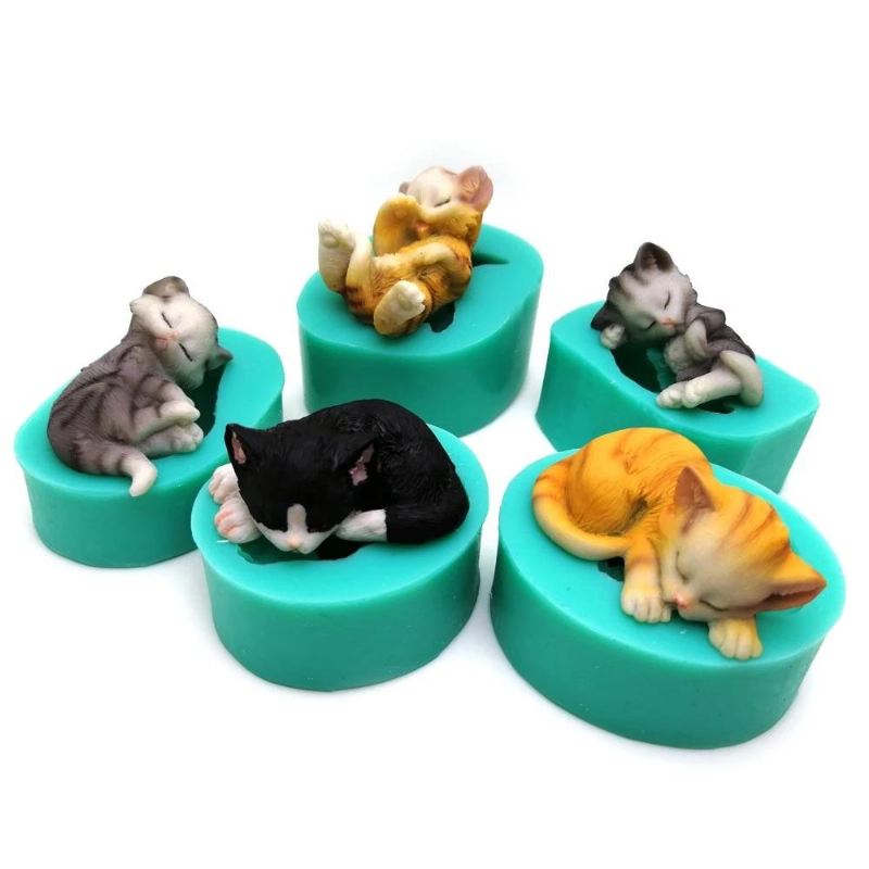 3d kitten fondant cakevorm