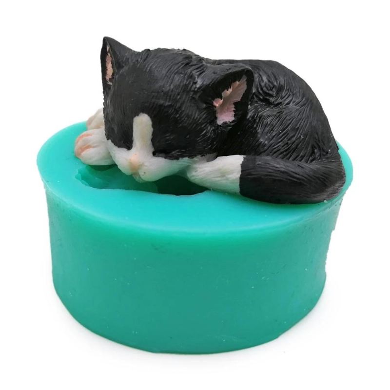 3d kitten fondant cakevorm