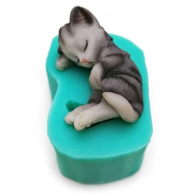 3d kitten fondant cakevorm