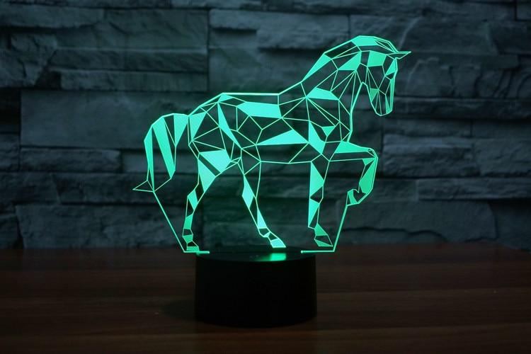 3d paard led-nachtlampje