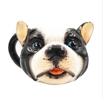 3d schattige creatieve bulldog mok