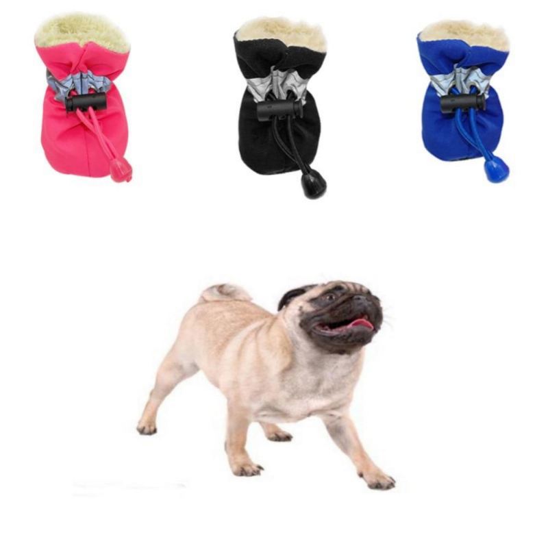 4 stks hond anti-slip regen schoenen