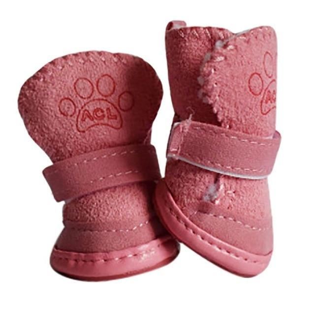 4 stks pet winter warme sneeuw pet sneaker laarzen