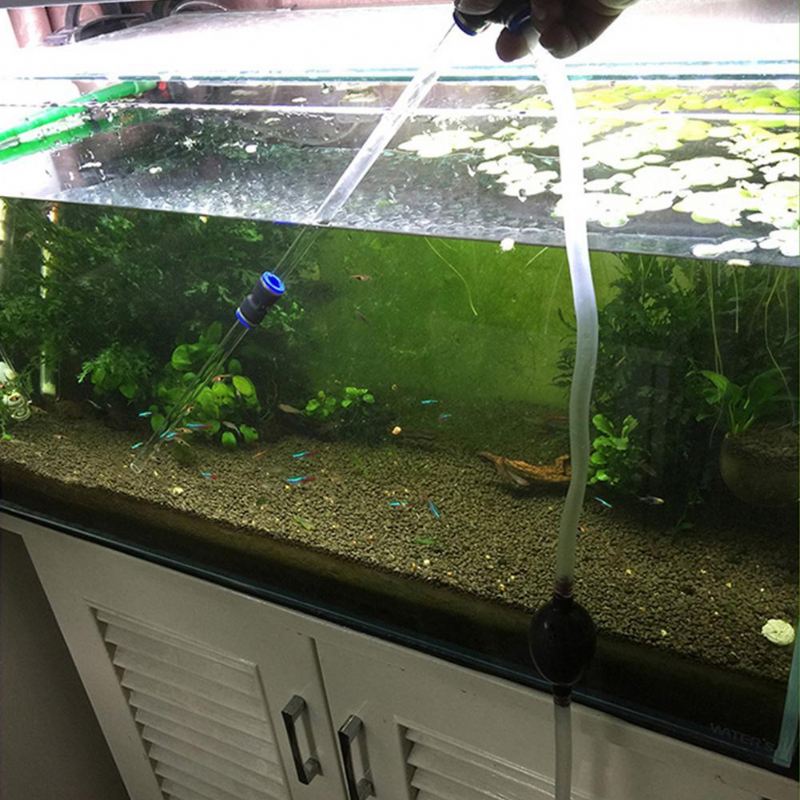 aquariumvistanks sifonreiniger en waterwisselaar