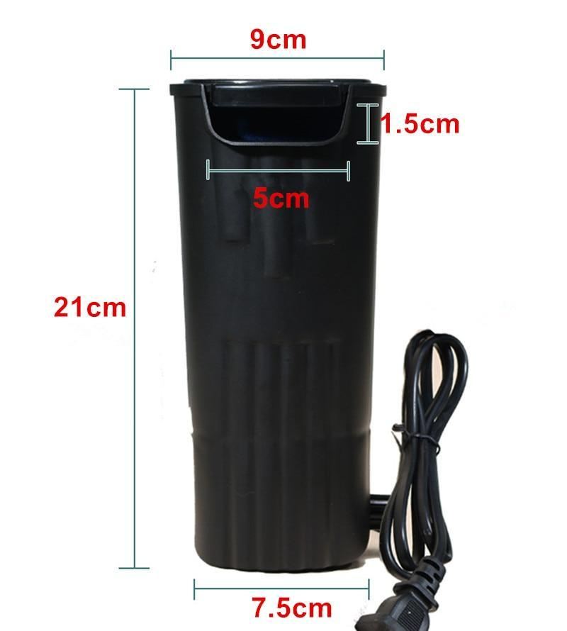 binnenfilter voor laag water aquarium