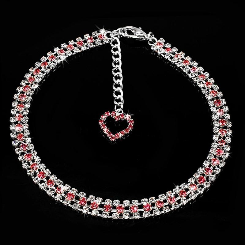 bling strass halsband ketting