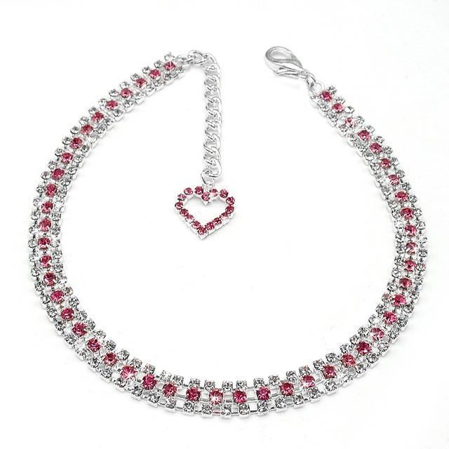 bling strass halsband ketting