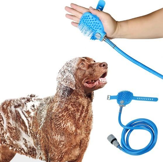 borstelvormig reinigingsgereedschap voor douchekop voor huisdieren