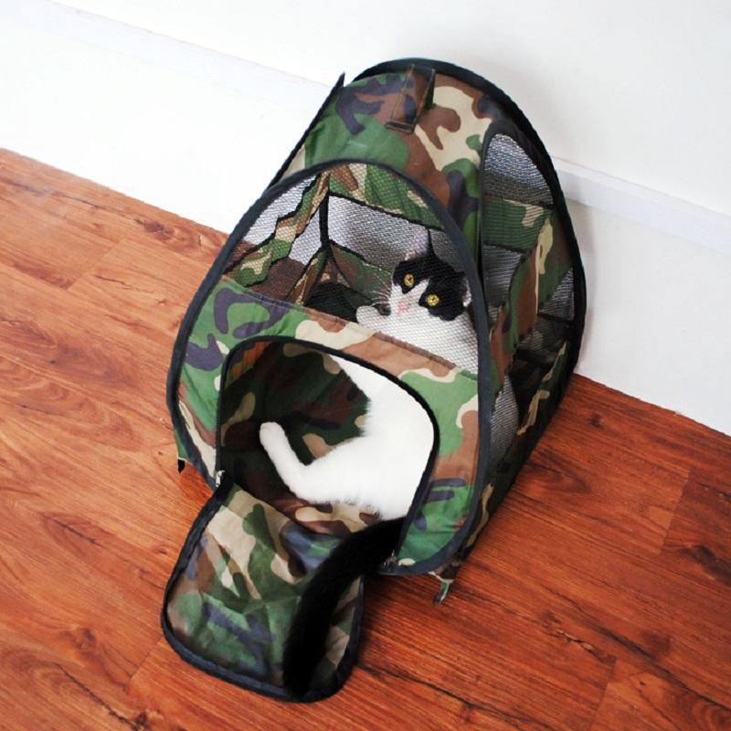camouflage huisdierentent