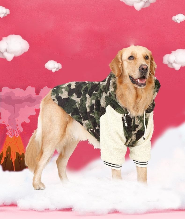 camouflage jack met capuchon voor huisdieren