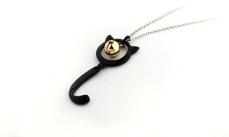 cat noir wonderbaarlijke lieveheersbeestje ketting met bel bedel