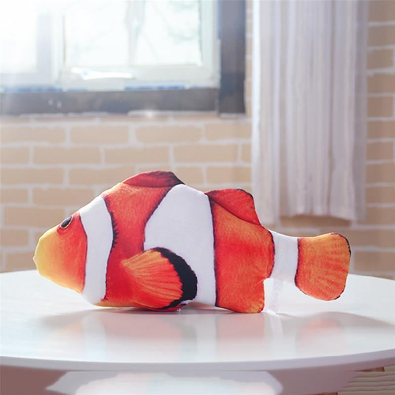clown vis vorm kat kussen kattenkruid pocket speelgoed