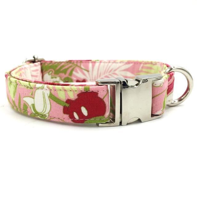 de aloha fashion huisdierenset met halsband en riem