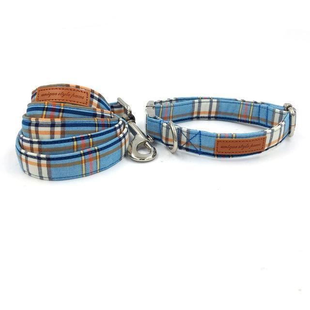 de britse mode-huisdierenset met halsband en riem
