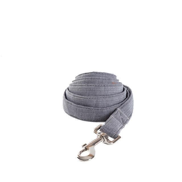 de gentleman fashion huisdierenset van halsband en riem