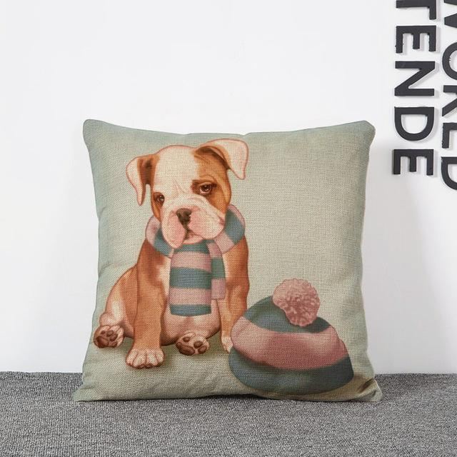 decoratieve kussenhoes voor honden