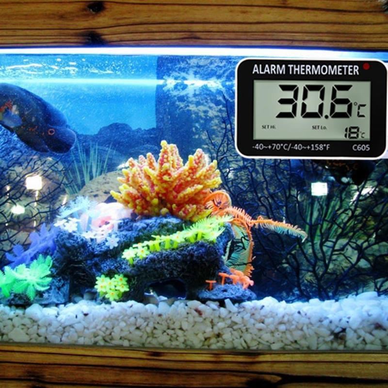 digitale aquariumthermometer lcd-scherm sensor