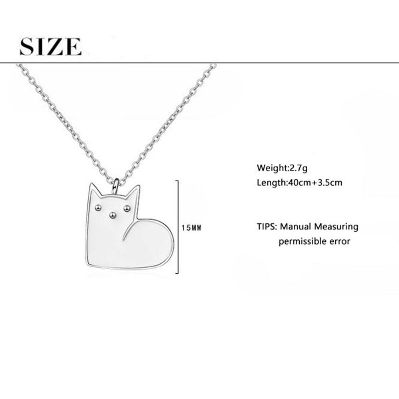 drop glaze schattige kat ketting