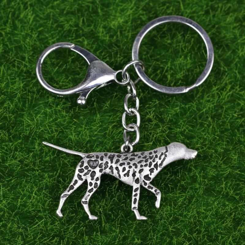 duitse aanwijzer hond redding sleutelhanger