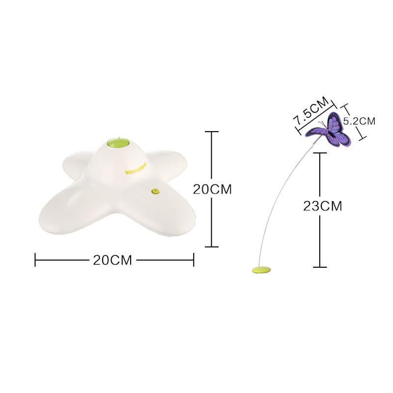 elektrisch vlinder interactief kattenspeeltje