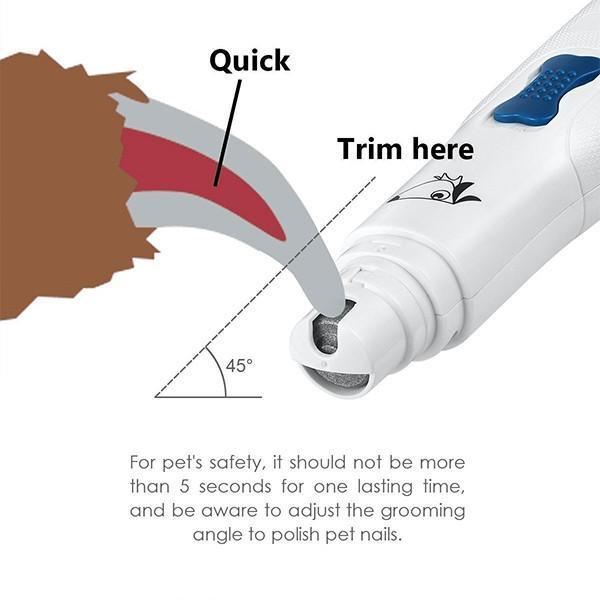 elektrische nagelschuurmachine voor honden en katten