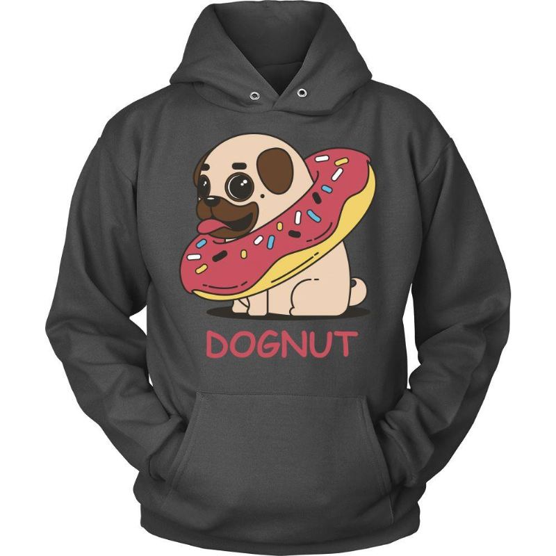 geanimeerde hoodie met dognut-ontwerp