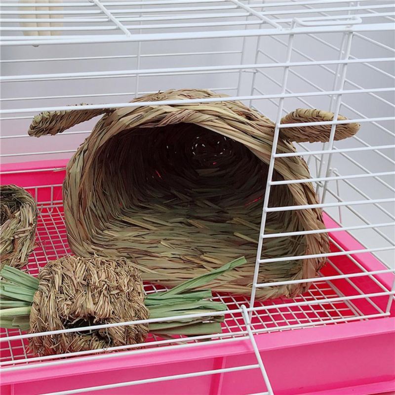 geweven gras hamster nest