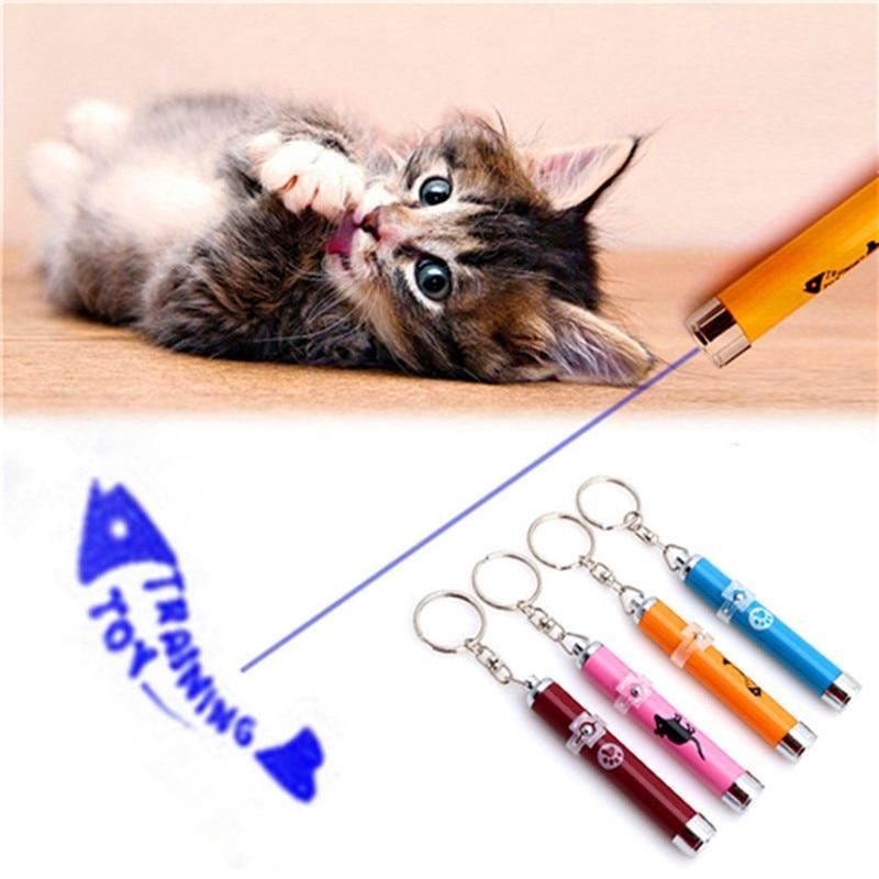 grappig led laser pointer pen kattenspeeltje