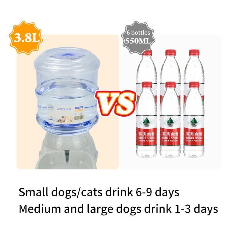 grote automatische voer- en waterdispenser voor huisdieren