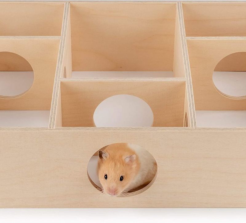 hamsterhuis met meerdere kamers