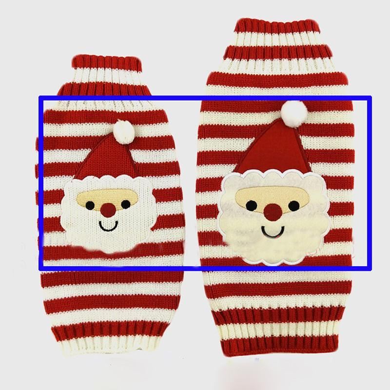 hand gebreide kersttrui voor huisdieren