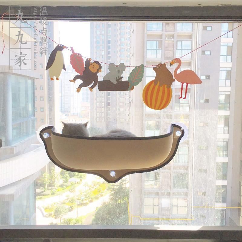 hangende op het raam gemonteerde hangmatbed