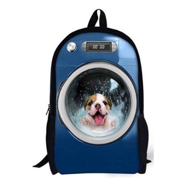 hond 3d wasmachine rugzakken