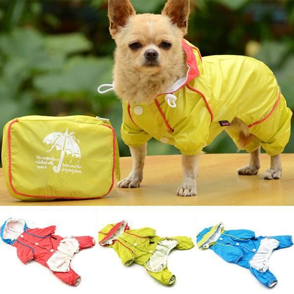 hond jumpsuit regenjas