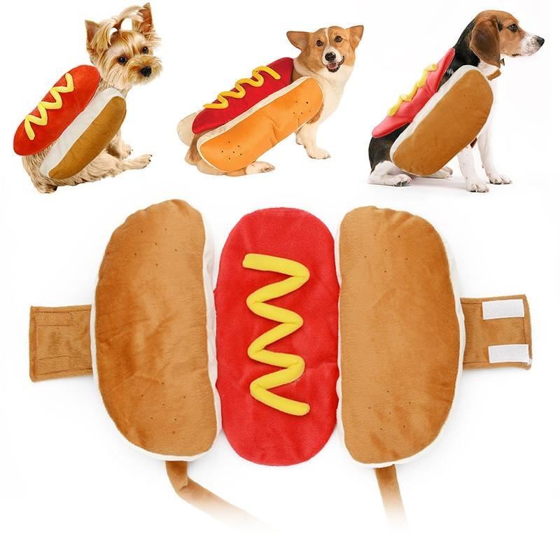 hotdog huisdier halloween kostuum