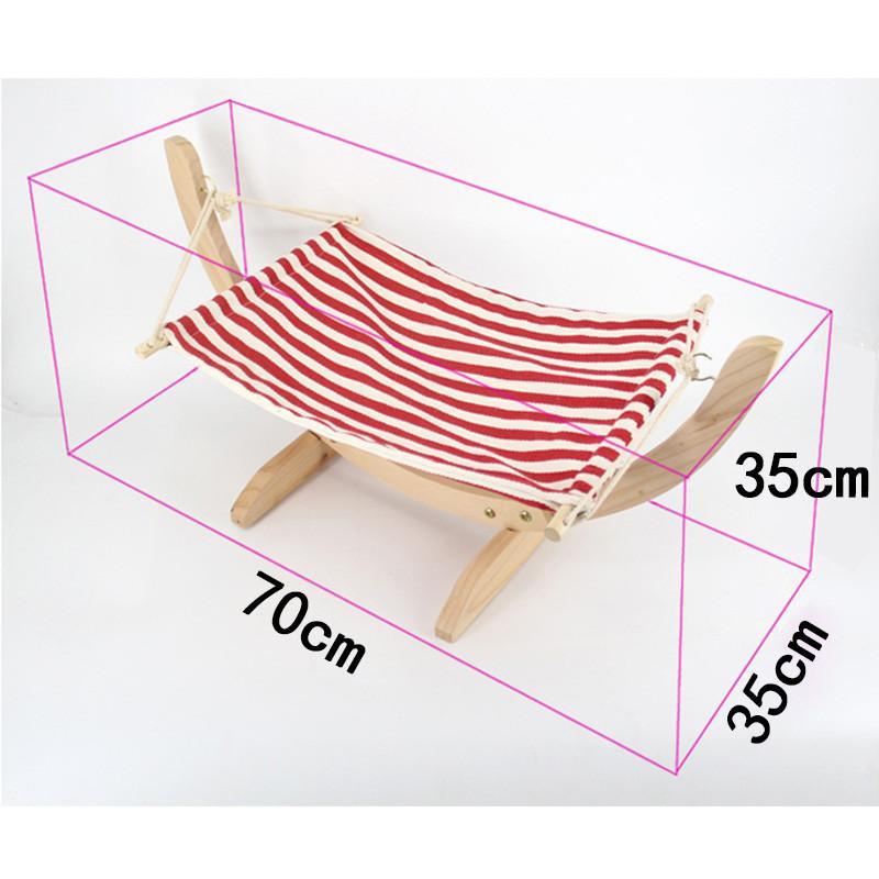 houten handgemaakte kat hangende schommel hangmat bed