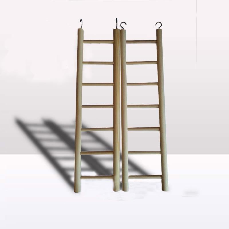 houten ladders klimmen papegaaienspeelgoed kooi