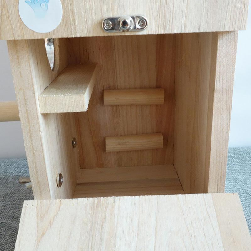 houten vogelnest broedhuis doos ontwerp