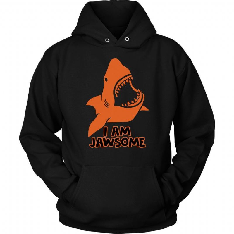 ik ben een overweldigend ontwerp van haaienhoodies