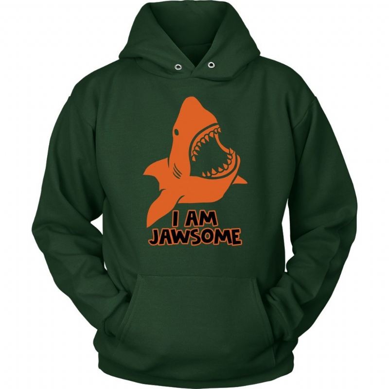 ik ben een overweldigend ontwerp van haaienhoodies