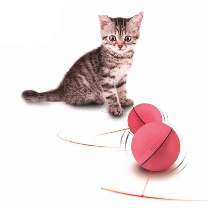 interactief kattenlaser elektrisch led-flitslicht rollend speelgoed