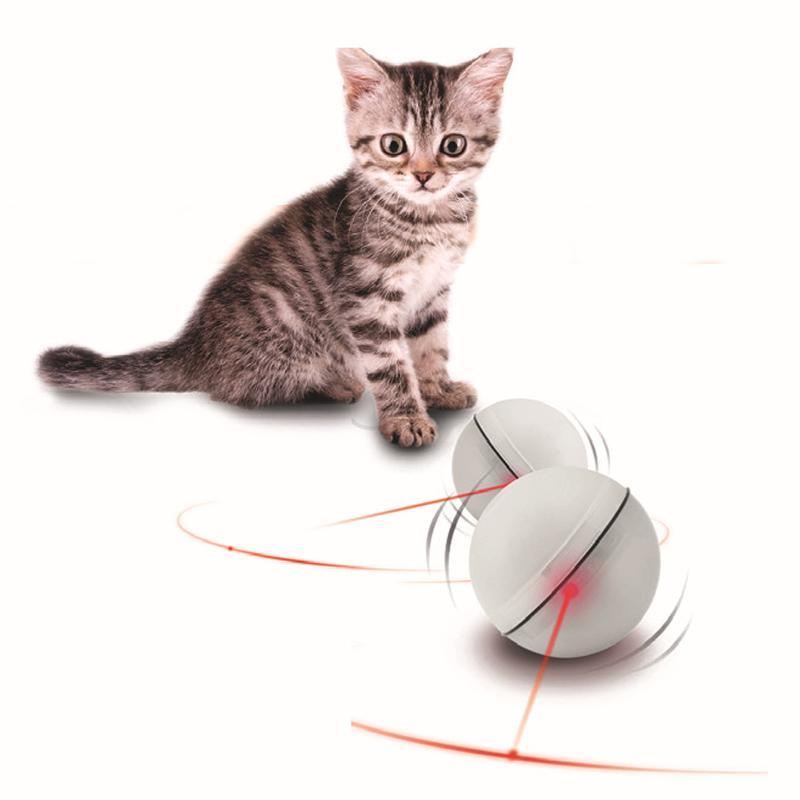 interactief kattenlaser elektrisch led-flitslicht rollend speelgoed