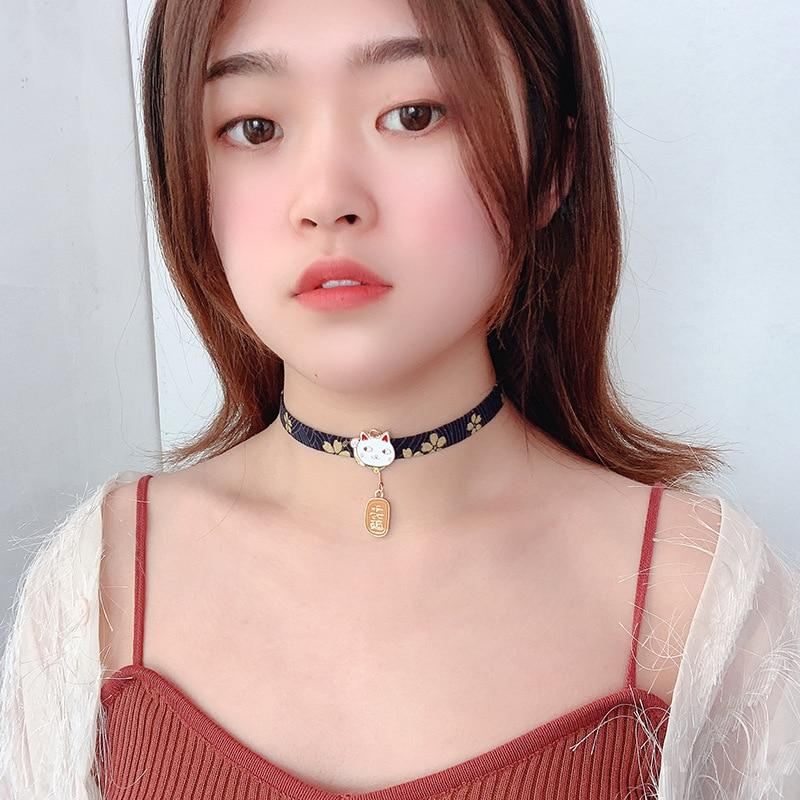 kat choker in japanse stijl